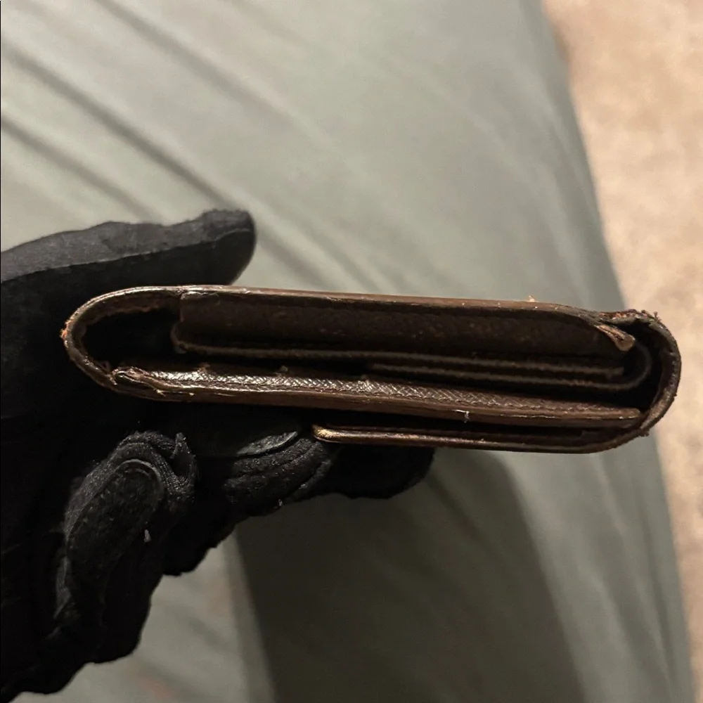 Louis Vuitton Brown and Tan Damier Wallet